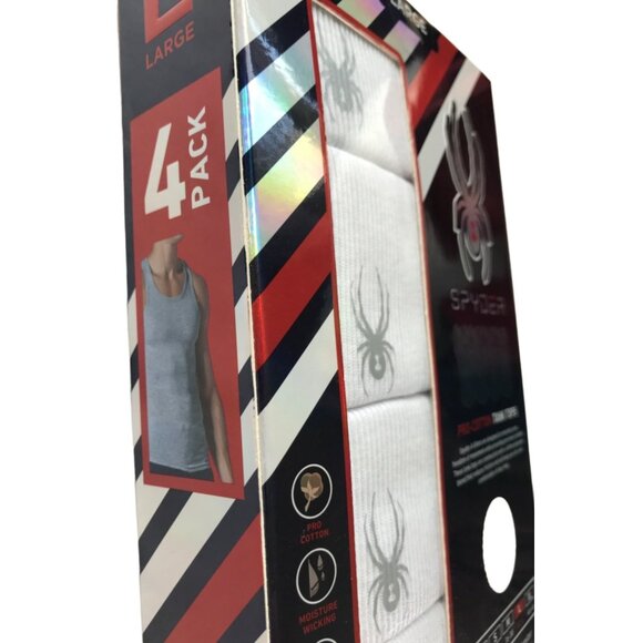 SPYDER PRO-COTTON SMALL SIZE ACTIVE SPORTS BOYS TANK TOPS SHIRT GYM SPORT - Picture 4 of 4